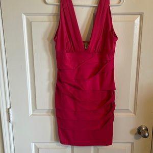 Pink bodycon dress